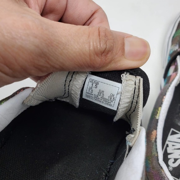 Vans Off The Wall Multicolored Checkered Slip On Skate Sneaker Shoes - Picture 3 of 10